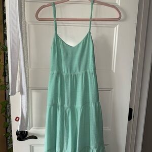 Altar'd State Mint Green Midi Dress
